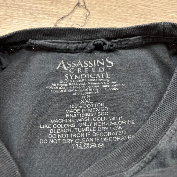 Assassin's Creed Syndicate Video Game Short Sleeve T Shirt Men's 2XL - Picture 7 of 11